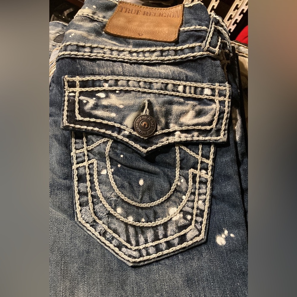 SOLD! Rare True Religion Ricky Ropestitch size 28x34 inseam unaltered